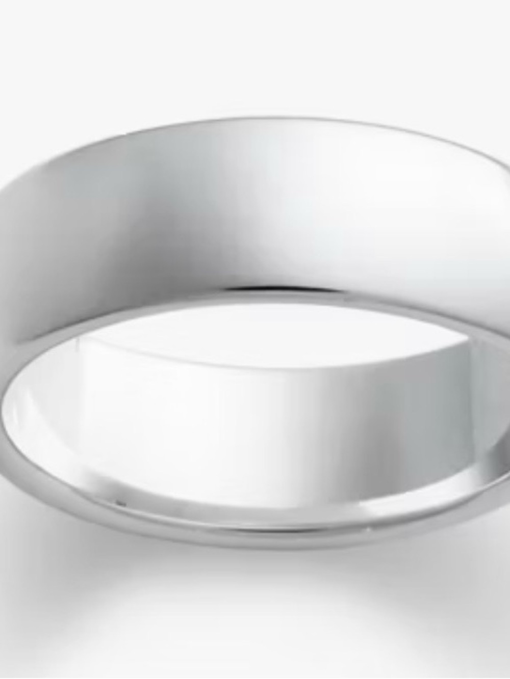 James Avery Athena Wide Polished Silver Men’s Wedding Band